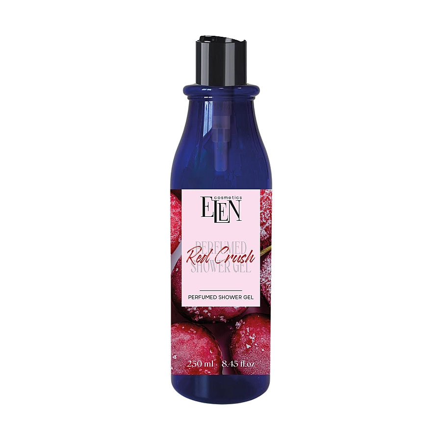 Парфумований гель для душу Elen Cosmetics Red Crush Perfumed Shower Gel, 250 мл